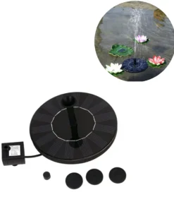 Solar Panel Water Fountain