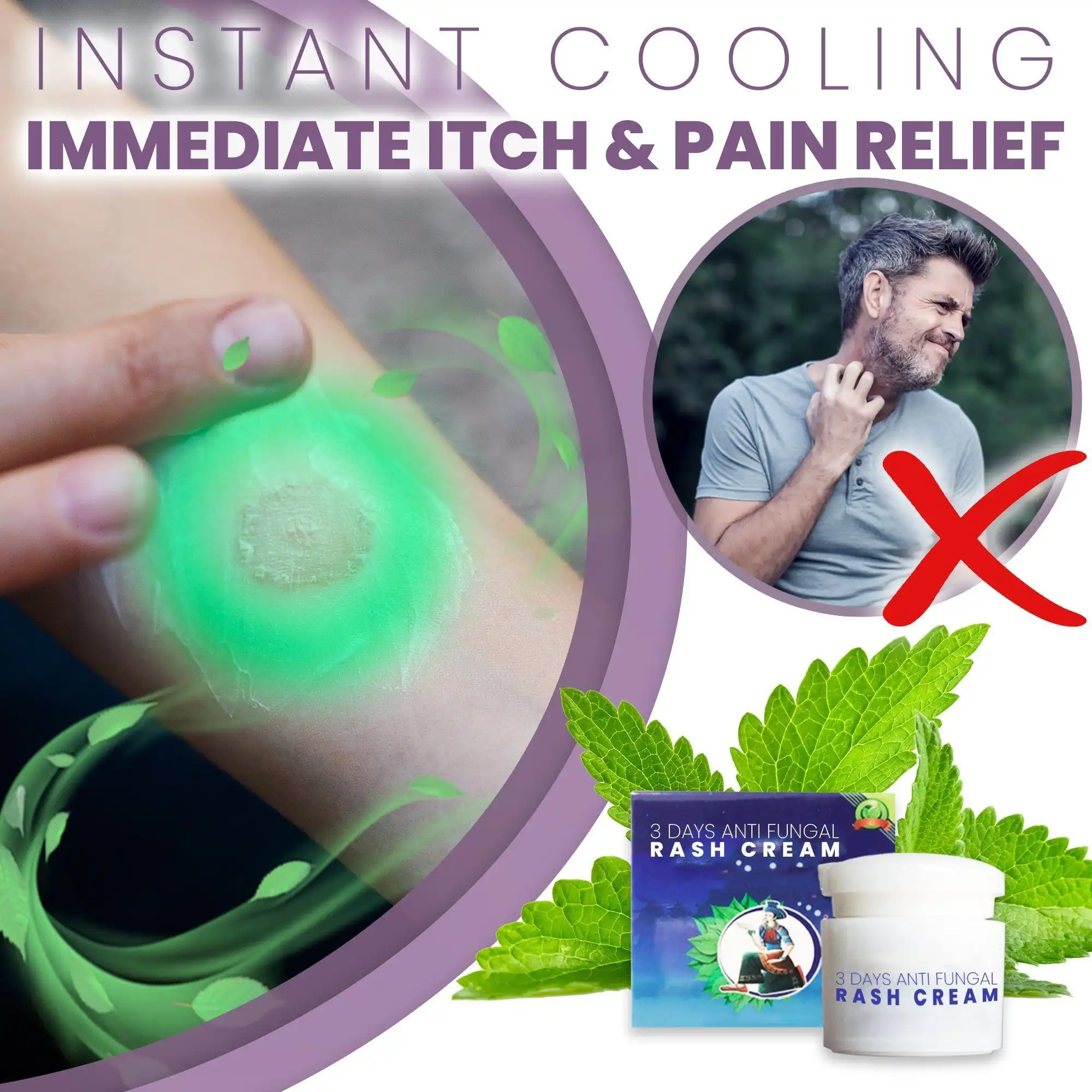 3 Days Anti Fungal Rash Cream,Anti Fungal Rash Cream,Rash Cream,3 Days Anti Fungal