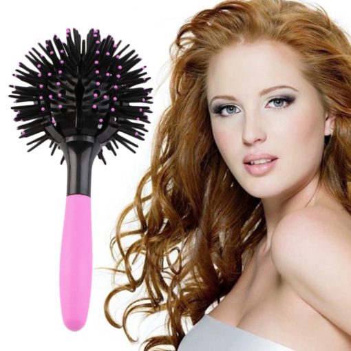 Curl Hair Brush, Hair Brush, Bomb Curl Hair Brush, 3D Bomb Curl Hair Brush, 3D Bomb