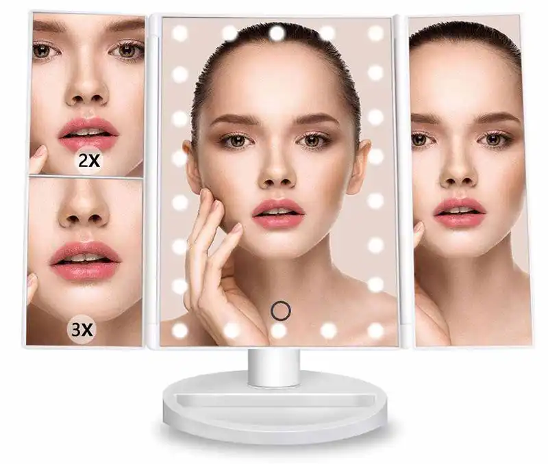 Adjustable Tabletop Light Mirror,Light Mirror,mirror,makeup,Tabletop Light