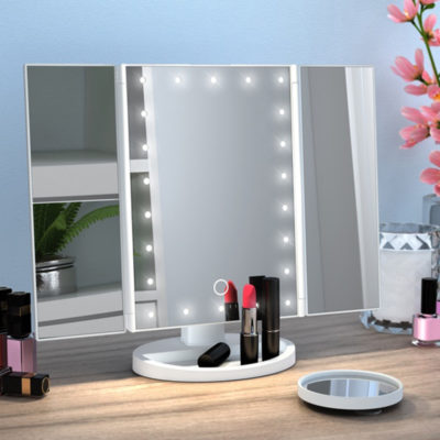 Adjustable Tabletop Light Mirror,Light Mirror,mirror,makeup,Tabletop Light