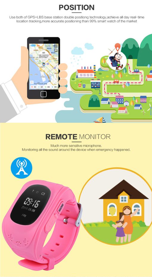 SmartWatch per a nens, funció GPS, SmartWatch, Kids, GPS