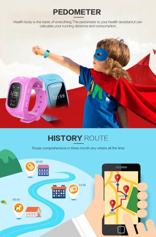 SmartWatch za djecu, GPS funkcija, SmartWatch, Kids, GPS