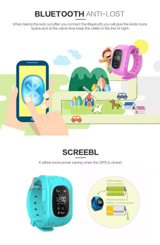 SmartWatch for Kids, GPS Umsebenzi, SmartWatch, Izingane, GPS