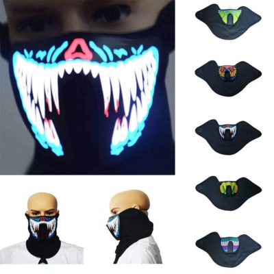Led Halloween Mask,Halloween Mask,Cool Led Mask,Led Mask
