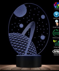 Galaxy 3D Lamp,3D Lamp,3D night light,Galaxy Lamp