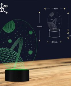 Galaxy 3D Lamp,3D Lamp,3D night light,Galaxy Lamp