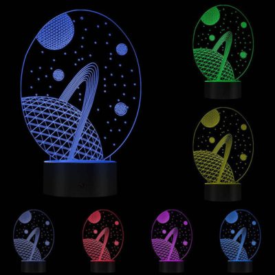 Galaxy 3D Lamp,3D Lamp,3D night light,Galaxy Lamp