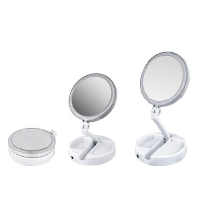Folding Travel Mirror,Travel Mirror,LED Lights,LED Lighted Folding Travel Mirror