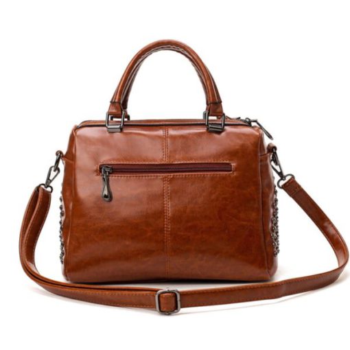 Messenger Bag, Leather Fashion, Ladies Soft Leather Fashion All-match Messenger Bag