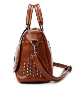 Messenger Bag,Leather Fashion,Ladies Soft Leather Fashion All-match Messenger Bag