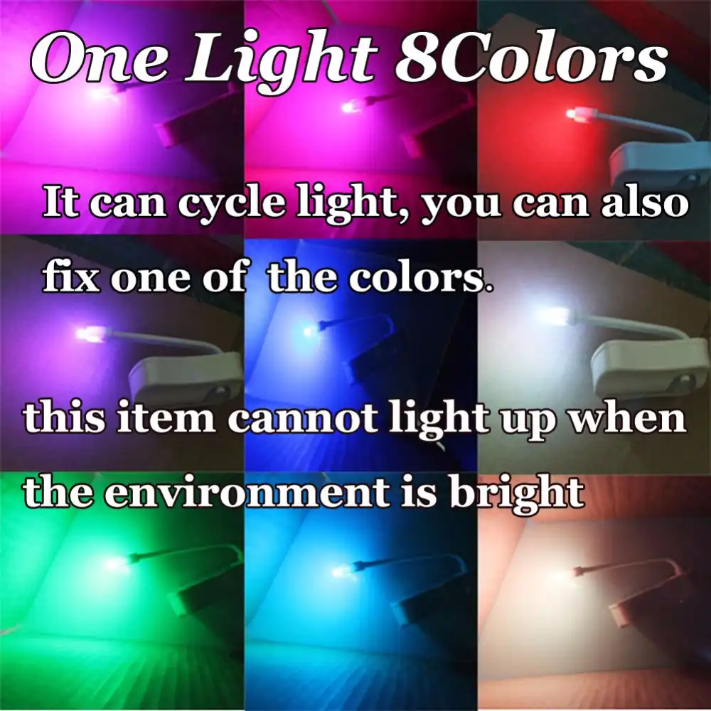 8-Colors Motion Sensor LED Toilet Night Light - Image 7