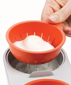 Egg Poacher,Double Egg Poacher,Microwavable,Perfect Poach,Double Egg