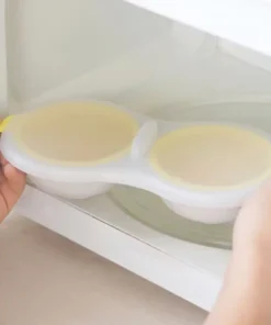 Egg Poacher,Double Egg Poacher,Microwavable,Perfect Poach,Double Egg