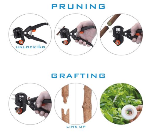 GraftMaster Easy Grafting Clipper,Professional Garden Grafting Tool,Easy Grafting Clipper,Grafting Clipper,Grafting Tool