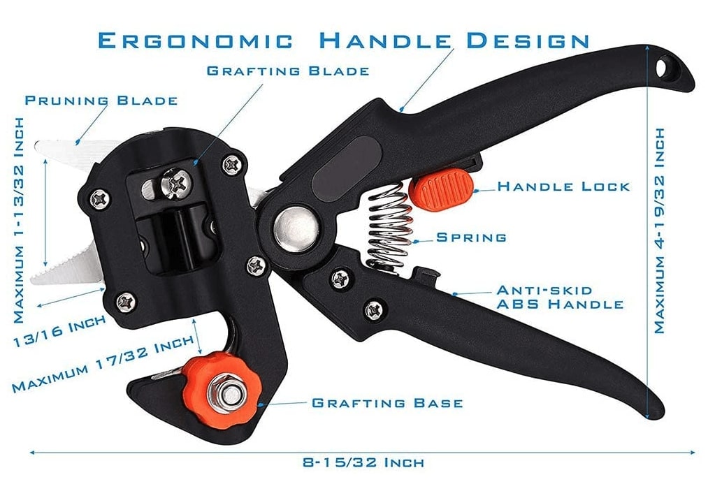 GraftMaster Easy Grafting Clipper,Professional Garden Grafting Tool,Easy Grafting Clipper,Grafting Clipper,Grafting Tool