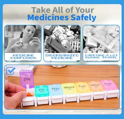 Rainbow Weekly Pill Organizer,Weekly Pill Organizer,Pill Organizer,Rainbow Weekly Pill,Weekly Pill
