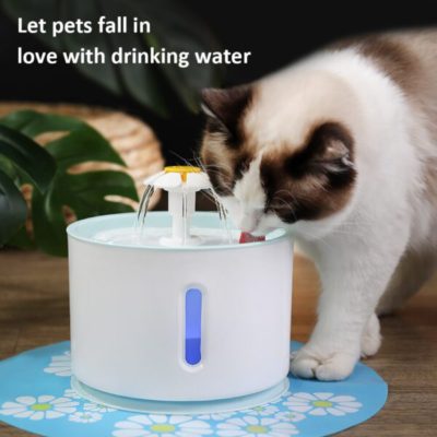 Fountain with LED Light,LED Light,Automatic Water Fountain,Water Fountain,Pet Automatic Water Fountain with LED Light