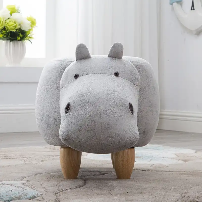 Hippo Stool,Pouf Poire Taburetes,Pouf Poire,Storage Box,Wood Stools