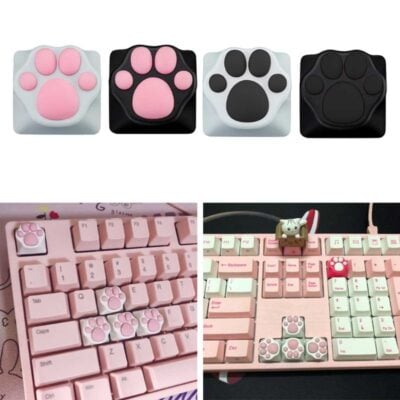 Kitty Paw Keyboard,Kitty Paw,Keyboard Caps,Kitty Paw Keyboard Caps