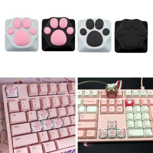 Клавиатура Kitty Paw, Kitty Paw, капачки за клавиатура, капачки за клавиатура Kitty Paw