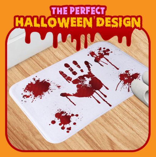 Halloween Bloody Color Changing Bath Mat, Bloody Color Changing Bath Mat, Changing Bath Mat, Bath Mat, Bloody Color