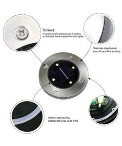 LED Disk Light,Solar Powered LED Disk Light,Disk Light,Waterproof Solar,LED Disk