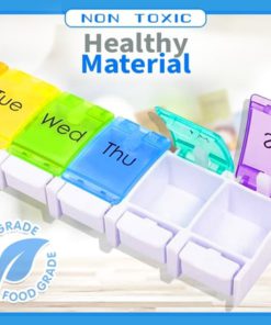 Rainbow Weekly Pill Organizer,Weekly Pill Organizer,Pill Organizer,Rainbow Weekly Pill,Weekly Pill