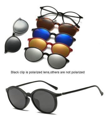 Magnetic Sunglasses,5 Lens,Lens Magnetic,Sunglasses