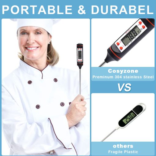 Thermomètre à viande, Viande numérique, Thermomètre à viande numérique, Thermomètre de cuisson électronique, Thermomètre de cuisson