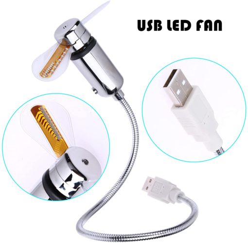 USB LED ventilator za uro, LED ventilator za uro, ventilator za uro, LED ura, USB LED ura