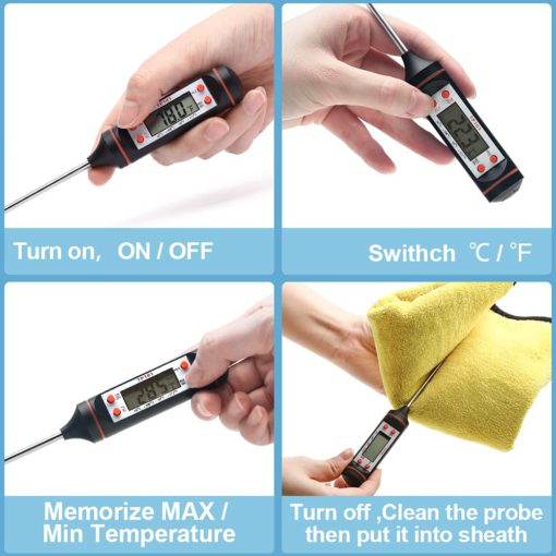 Meat Thermometer, Dhijitari Meat Thermometer, Yemagetsi Kubika Thermometer, Kubika Thermometer
