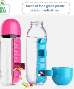 Water Bottle,Pill Boxes,pill organizer