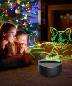 Cat Night Light Lamp,Night Light Lamp,Light Lamp,3D Night Lamp,Cat Night Light