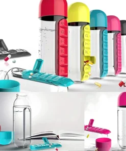 Water Bottle,Pill Boxes,pill organizer