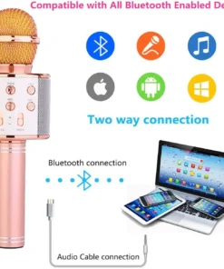 Wireless Bluetooth Karaoke Handheld Microphone,Handheld Microphone,Bluetooth Karaoke,Wireless Bluetooth Karaoke,Wireless Bluetooth