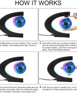 Magnetic Levitation Floating Globe,World Map Decor,World Map,Floating Globe,Magnetic Levitation