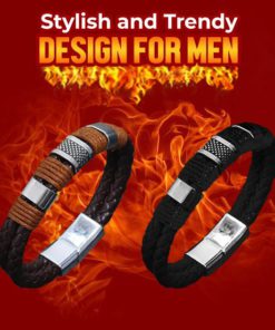 Magnetic Man Charm Masculinity Leather Bracelet,Leather Bracelet,Magnetic Man Charm Masculinity,Masculinity Leather Bracelet,Magnetic Man Charm