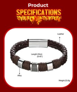 Magnetic Man Charm Masculinity Leather Bracelet,Leather Bracelet,Magnetic Man Charm Masculinity,Masculinity Leather Bracelet,Magnetic Man Charm
