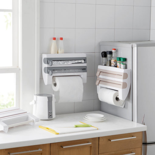 Dispenser di asciugamani da cucina, dispenser di asciugamani, asciugamani da cucina, cucina 4 in 1, multifunzione