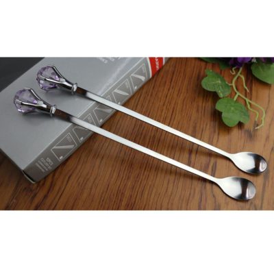 Diamond Spoon,Long Handled,Long Handle Spoon,Handle Spoon,Diamond Style