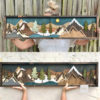 Wood Mountain Wall Art,Wood Mountain,Wall Art,Mountain Wall