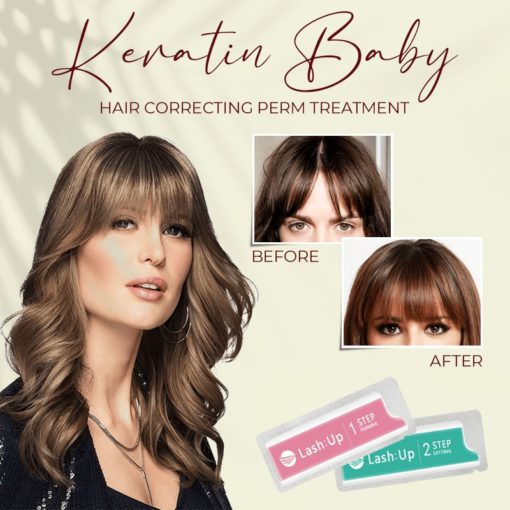 Keratin Baby Hair Correcting Perm Treatment, Бебешка коса, коригираща перманентна терапия, Коригираща перманентна терапия, Пермска терапия, Корегираща коса Перм