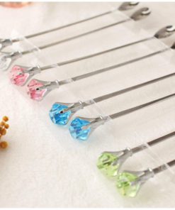 Diamond Spoon,Long Handled,Long Handle Spoon,Handle Spoon,Diamond Style