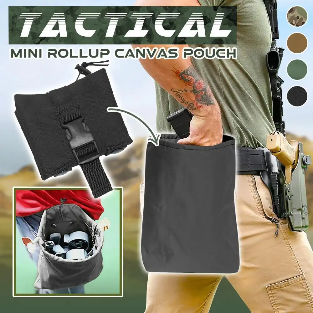 Tactical Mini RollUp Canvas Pouch,Mini RollUp Canvas Pouch,RollUp Canvas Pouch,Canvas Pouch,Mini RollUp Canvas