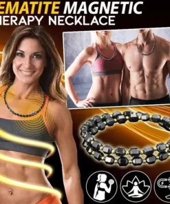 Hematite Magnetic Therapy Necklace,Magnetic Therapy Necklace,Therapy Necklace