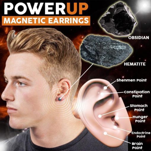 PowerUp magnetische oorbellen, magnetische oorbellen, PowerUp