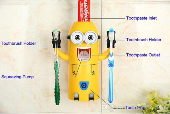 Minion Toothpaste Dispenser,Toothpaste Dispenser,Minion Toothpaste