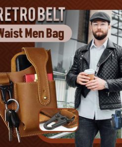 Retro Belt Waist Men Bag,Belt Waist Men Bag,Waist Men Bag,Men Bag