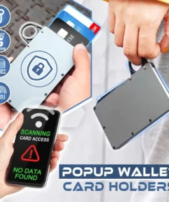 RFID-Proof PopUp Wallet Card Holders,Wallet Card Holders,Card Holders,RFID-Proof PopUp,Wallet Card